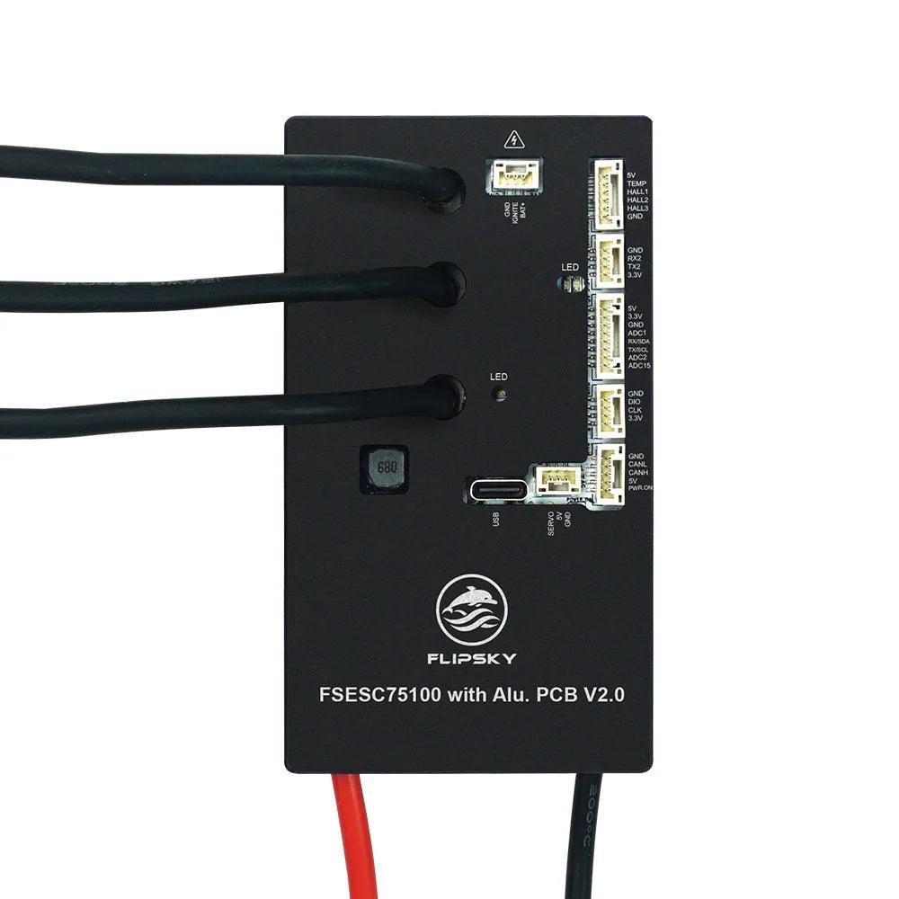 Flipsky FSESC 75100 V2.0 With Aluminum PCB 75V ESC Speed Controller - VirtuousWares:Global