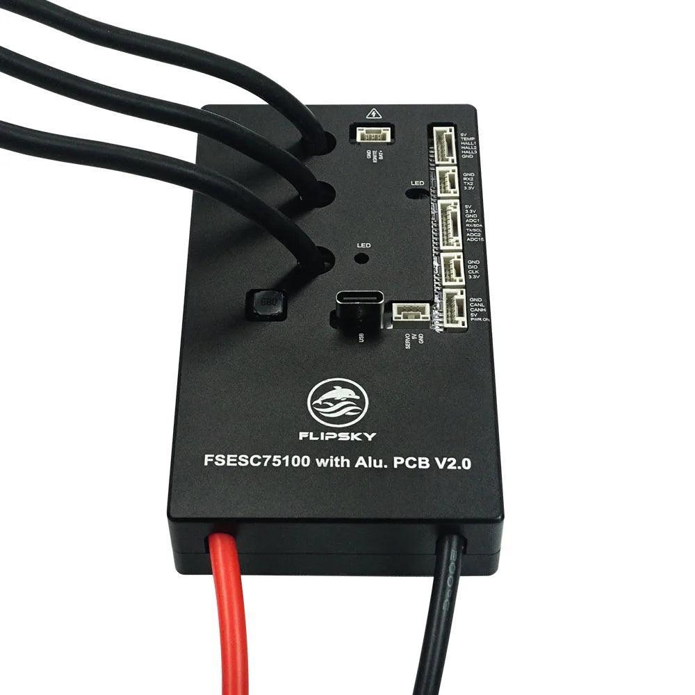 Flipsky FSESC 75100 V2.0 With Aluminum PCB 75V ESC Speed Controller - VirtuousWares:Global