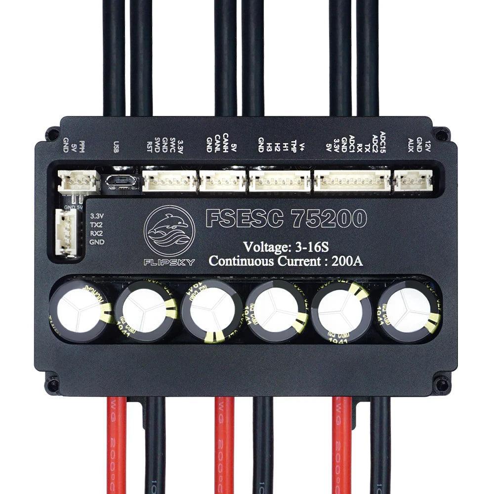 Flipsky FSESC75200 75V High Current 200A ESC Base On Vesc With - VirtuousWares:Global
