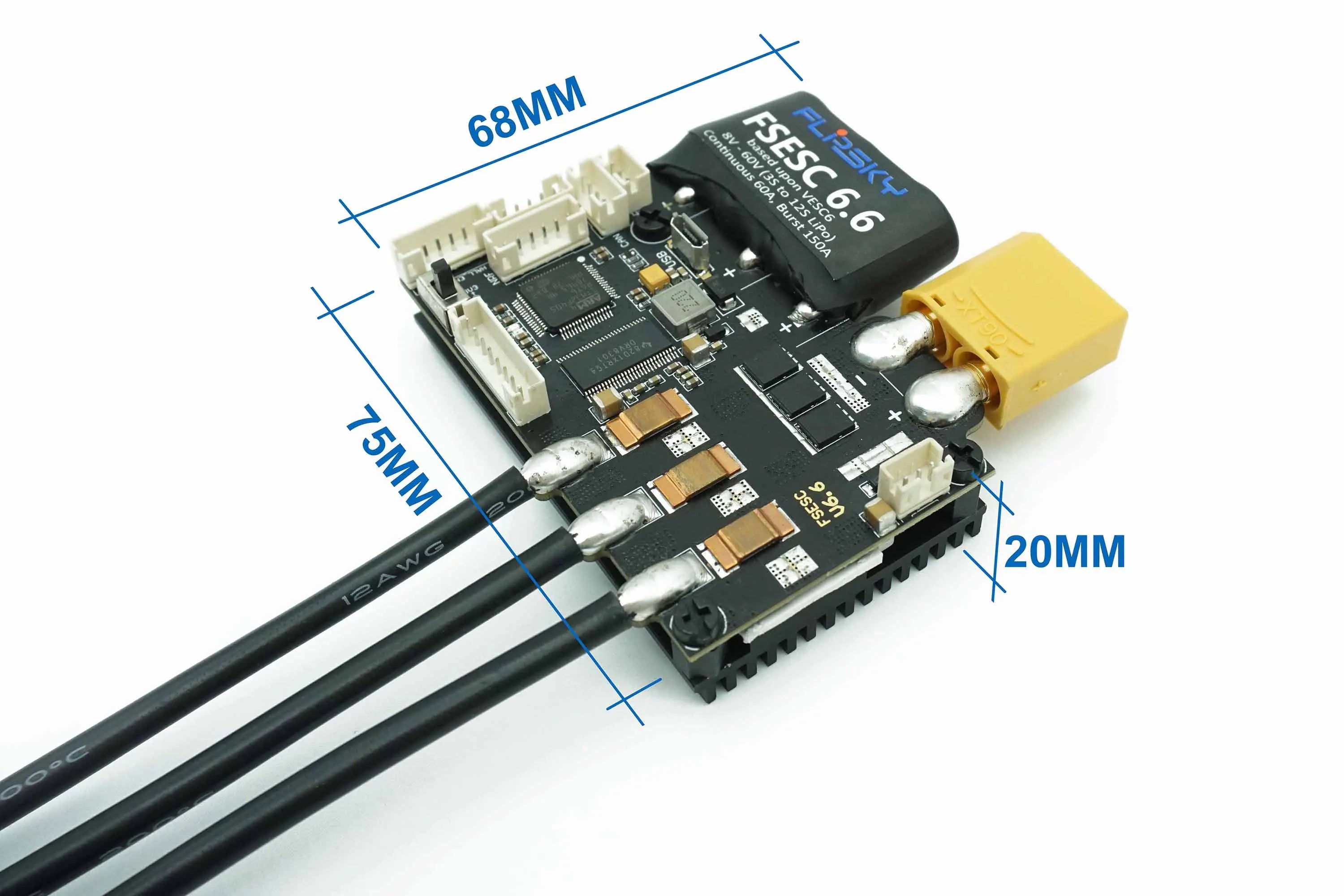 Flipsky motor brushless esc FSESC6.6 with Aluminum Heatsin base on - VirtuousWares:Global