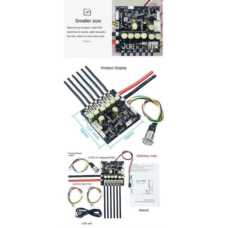 Flipsky V6.7Pro 200A Dual Drive High Current PCB Based On VESC For - VirtuousWares:Global