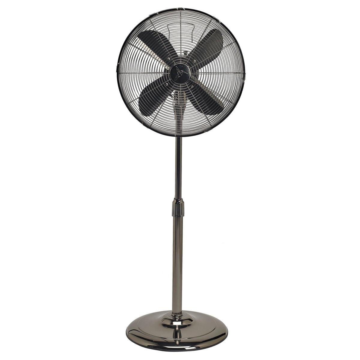 Floor Fan - Adjustable Height - Pearl Black - VirtuousWares:Global