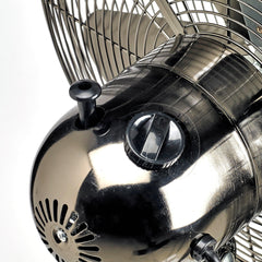 Floor Fan - Adjustable Height - Pearl Black - VirtuousWares:Global