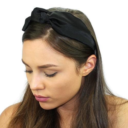 Floral Silk Top Knot Headband - VirtuousWares:Global