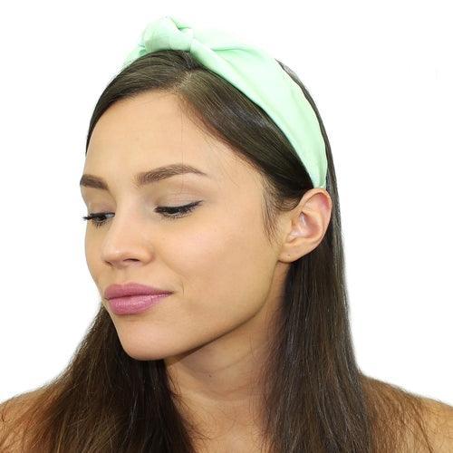 Floral Silk Top Knot Headband - VirtuousWares:Global