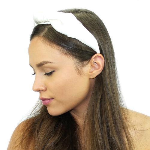 Floral Silk Top Knot Headband - VirtuousWares:Global