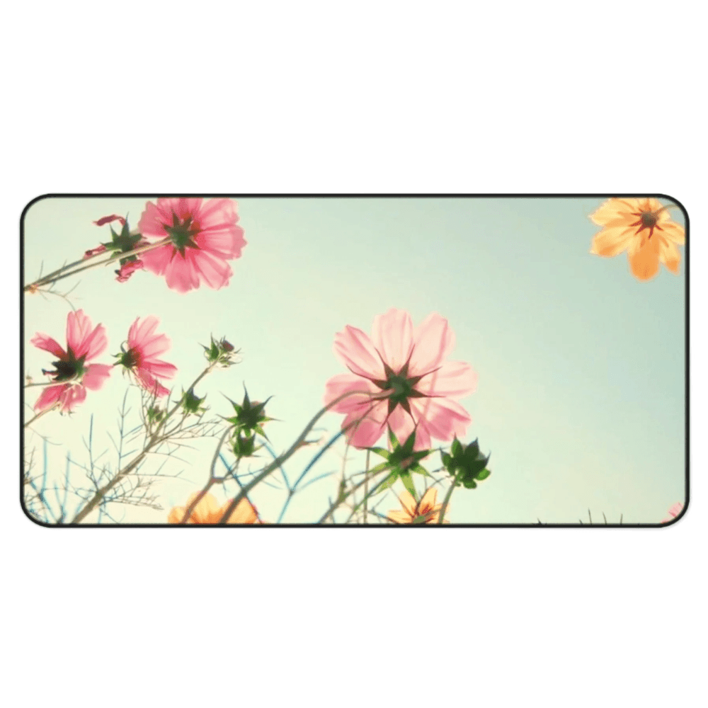 Flowers In The Field Desk Mat - VirtuousWares:Global