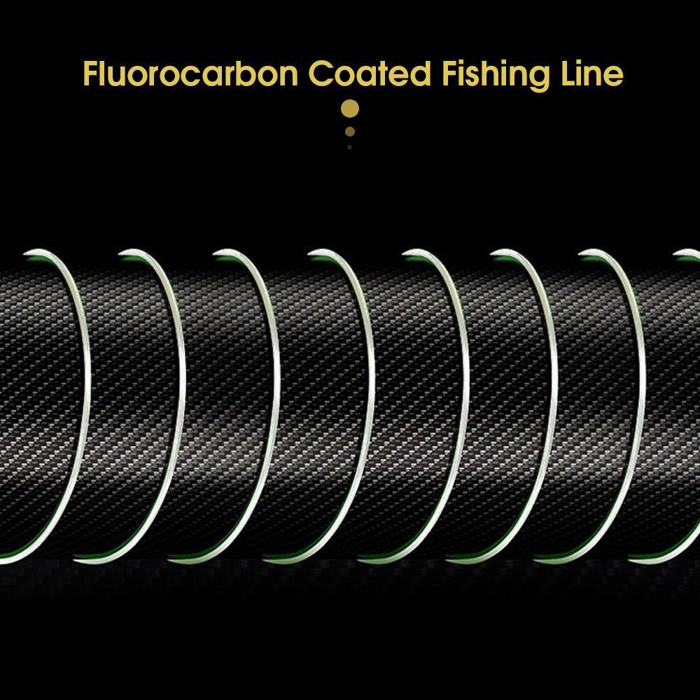 Fluorocarbon Coated Nylon Durable Fishing Line 300M/328Yds - VirtuousWares:Global