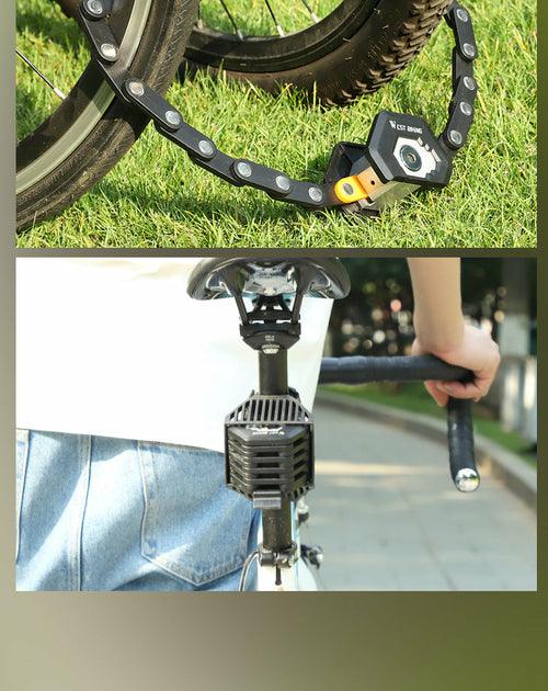 Foldable Bike Lock With 3 Keys Hamburg-Lock Alloy Anti-Theft - VirtuousWares:Global