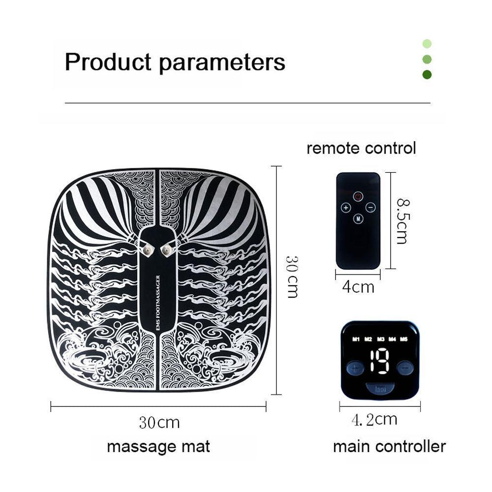 Foldable Electric Pulse Acupuncture Foot Massager - VirtuousWares:Global