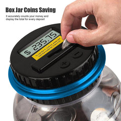 Foldable Money Saving Box Coin Counting LCD Display - VirtuousWares:Global