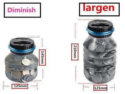 Foldable Money Saving Box Coin Counting LCD Display - VirtuousWares:Global