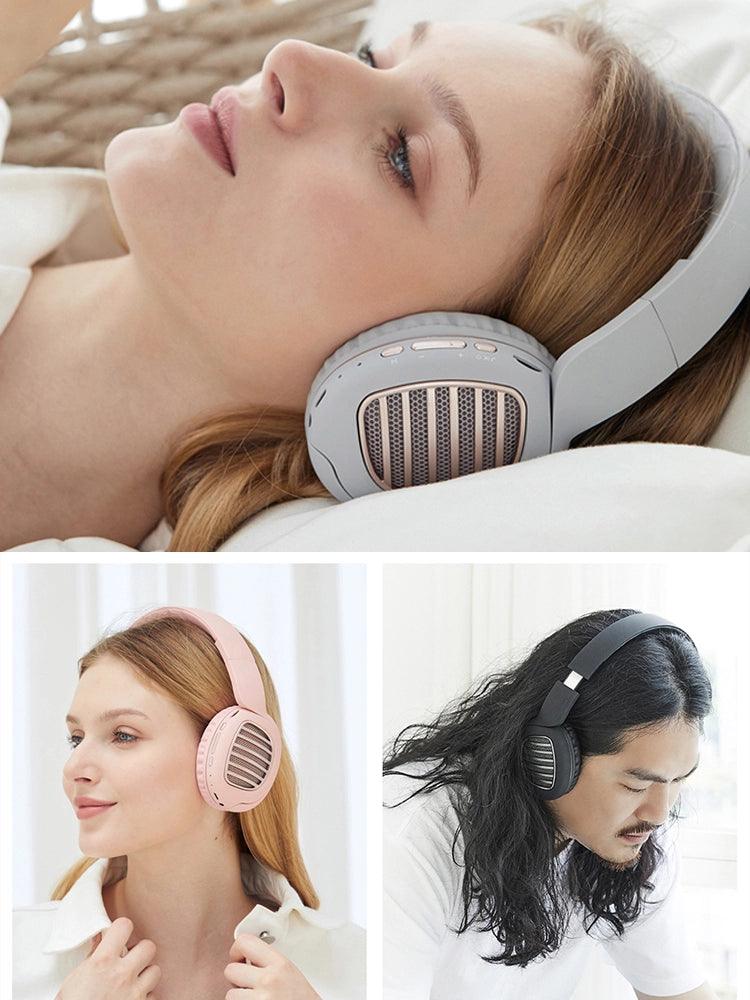 Foldable Wireless noise cancelling bluetooth headphone with mic - VirtuousWares:Global