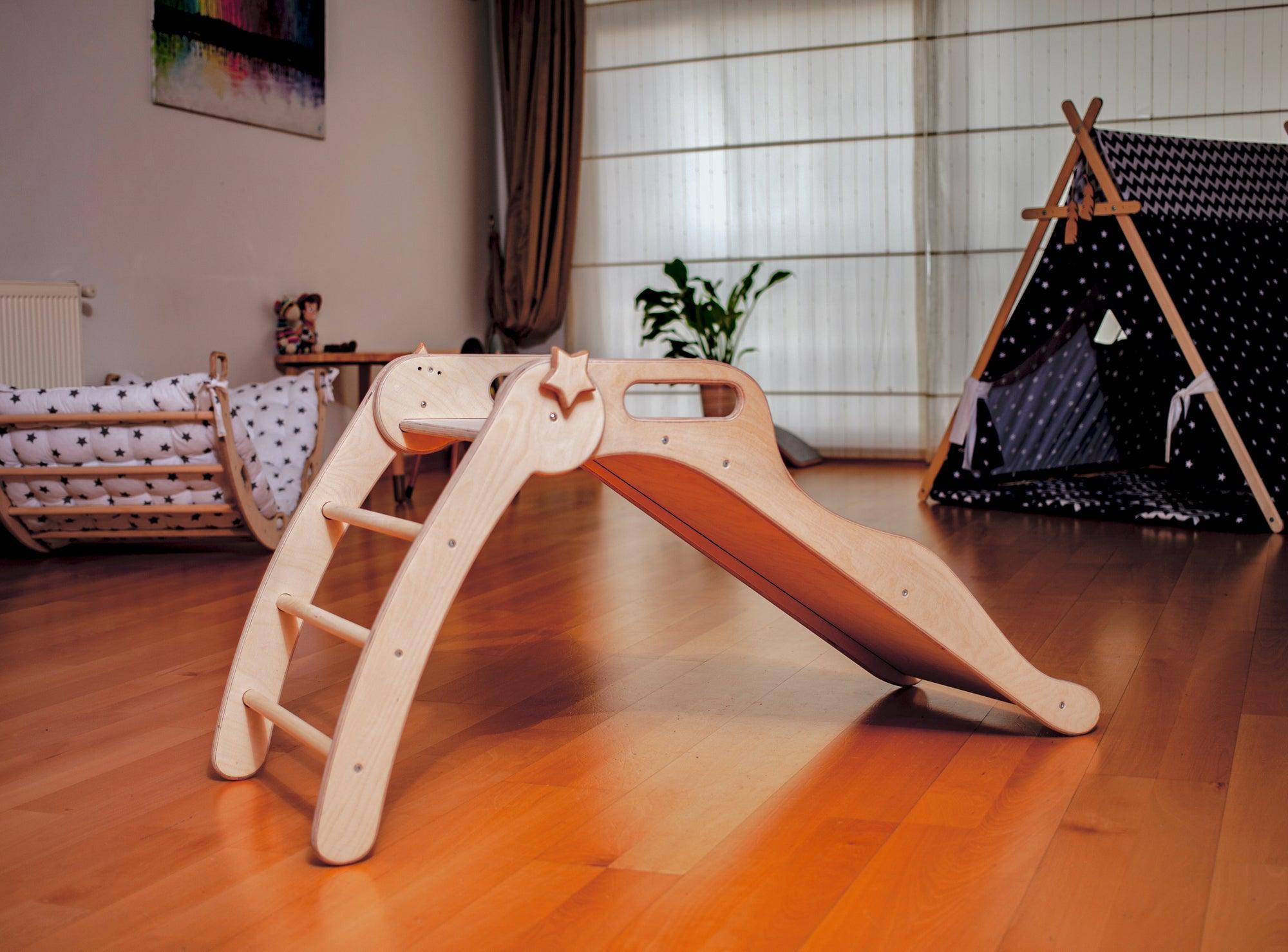 Foldable Wooden Slide - VirtuousWares:Global