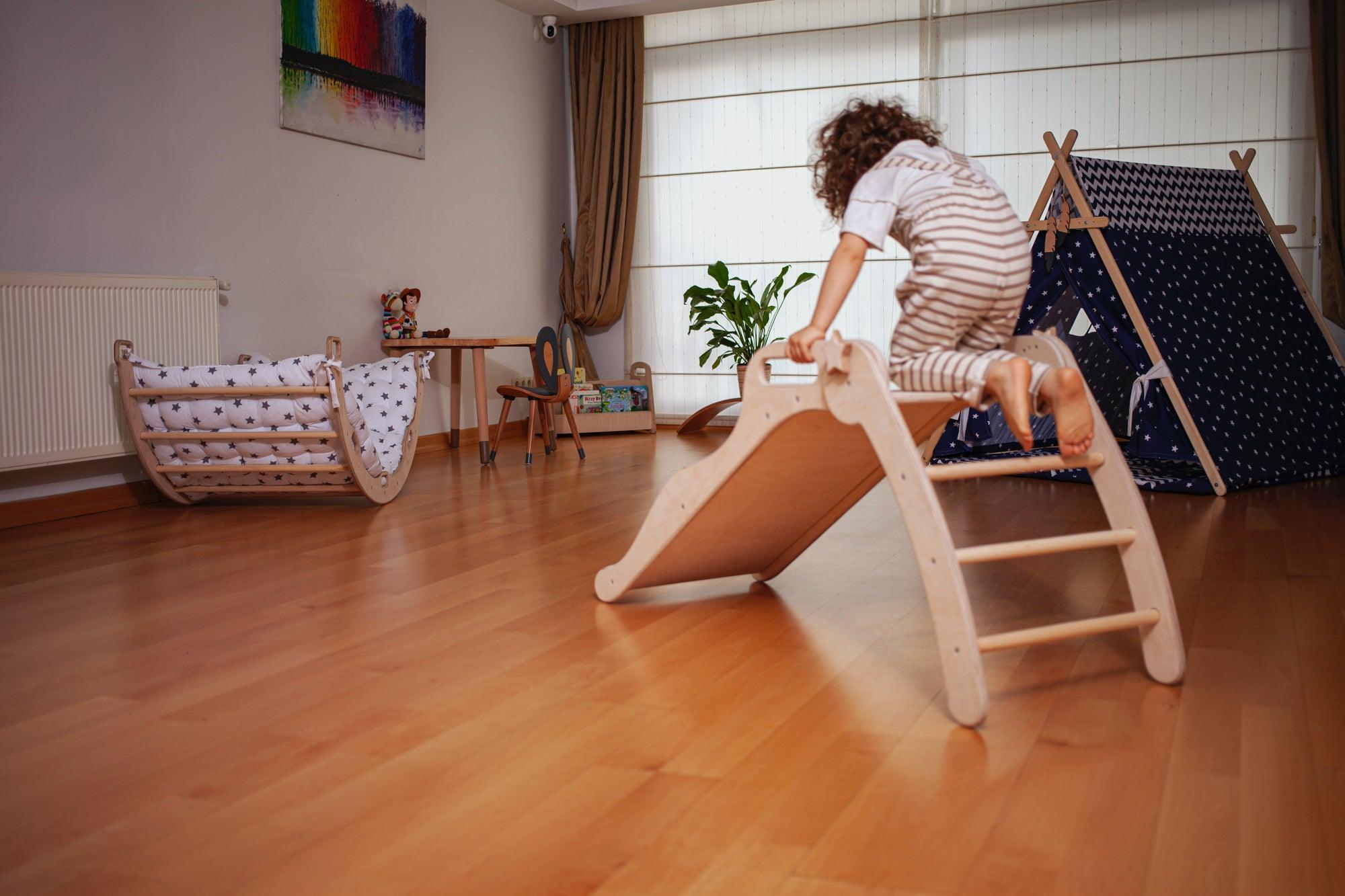 Foldable Wooden Slide - VirtuousWares:Global