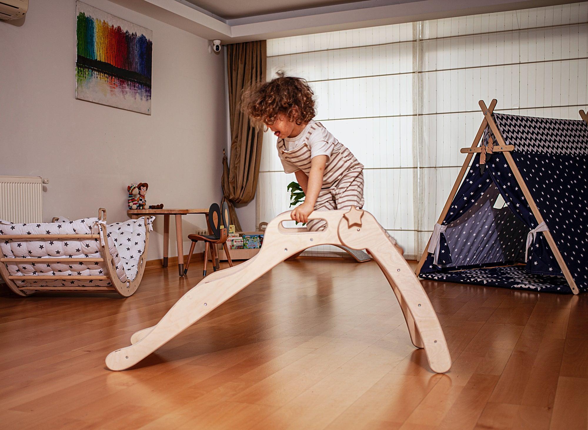 Foldable Wooden Slide - VirtuousWares:Global