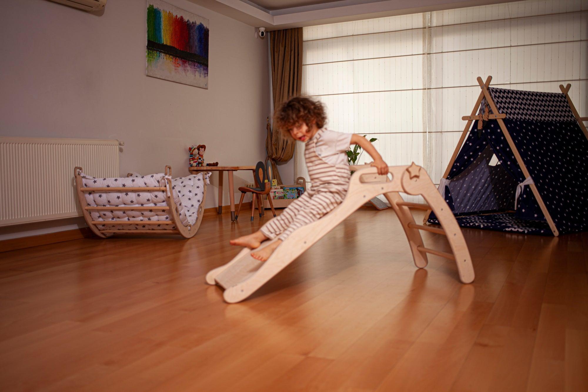 Foldable Wooden Slide - VirtuousWares:Global
