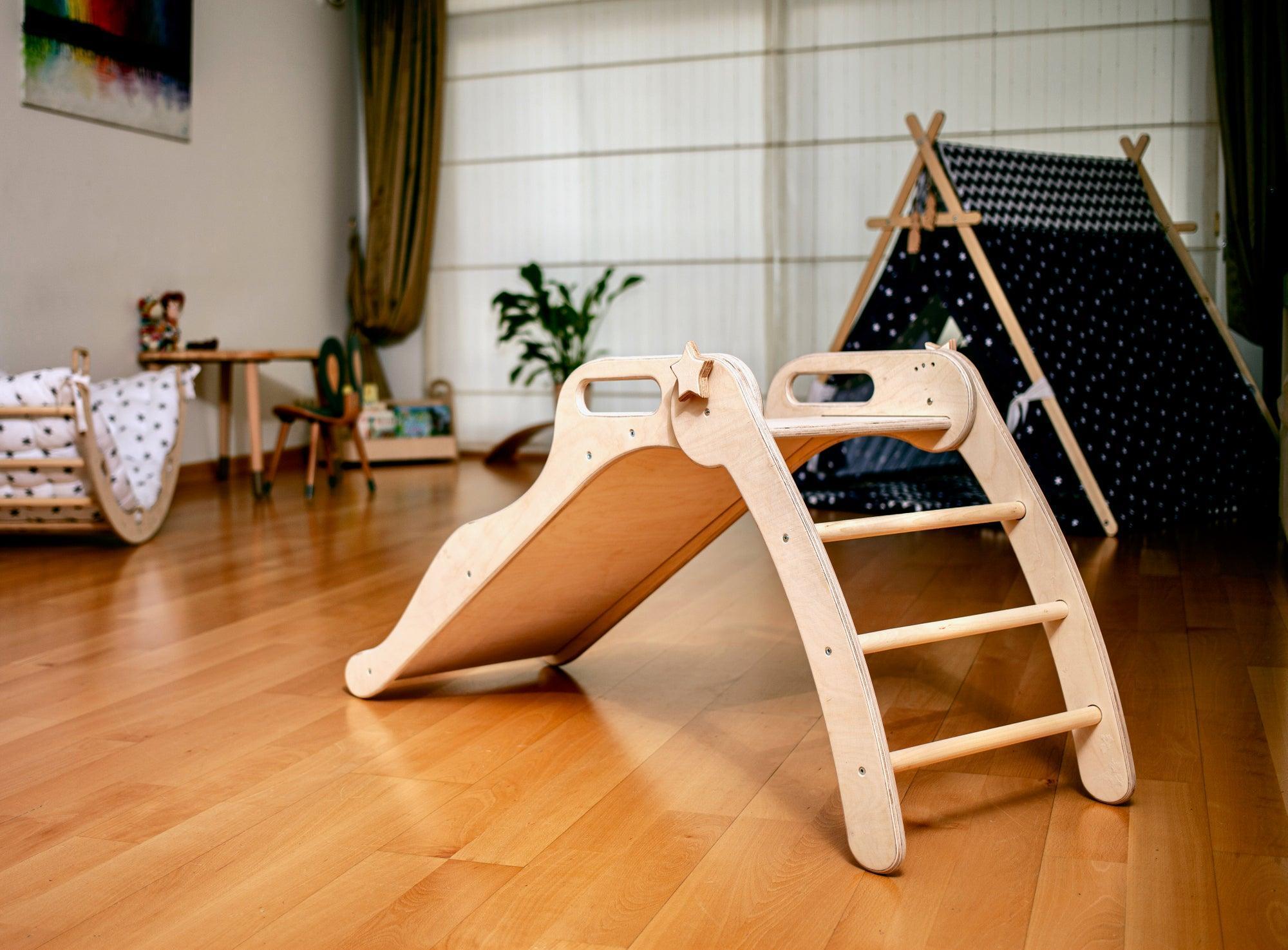 Foldable Wooden Slide - VirtuousWares:Global