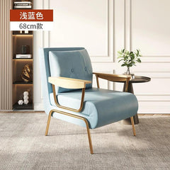 Folding Bed Dual-Use Single Foldable Multifunctional Double Home Small Apartment Living Room Balcony Adult Faux Leather K-STAR - VirtuousWares:Global
