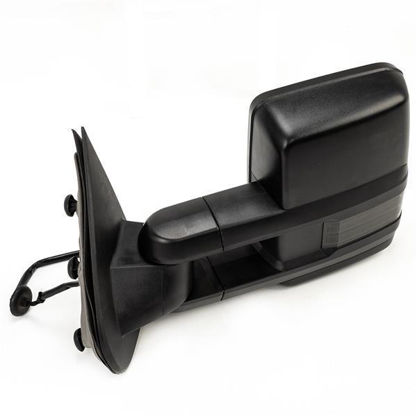 For 2014-2017 GMC Sierra 1500 Pair Smoked LED Tow Mirror Power Heated - VirtuousWares:Global
