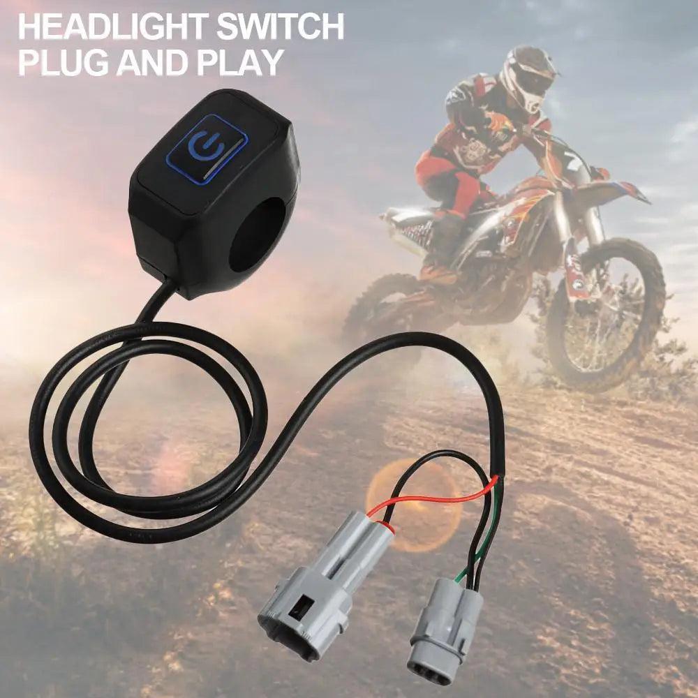 For Sur-Ron Surron Bee X Sur ron PLUG AND PLAY Headlight Switch Blue - VirtuousWares:Global