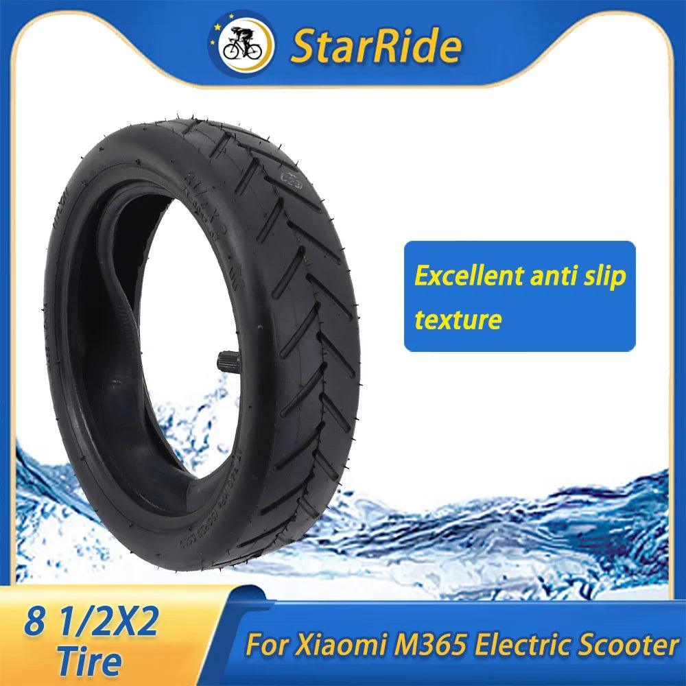 For Xiaomi M365 Electric Scooter Tire 8 1/2x2 Tire Thicken Rubber 8.5 - VirtuousWares:Global