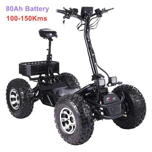 Four Engines 10000W Four-wheel drive Off Road Fat Tire ATV Electric - VirtuousWares:Global
