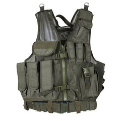 FoxOutdoor 65-22705 Big & Tall Mach 1 Tactical Vest 2XL/3XL (Adjustabl - VirtuousWares:Global
