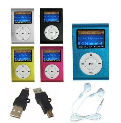 Free shipping Mini Clip MP3 Player with LCD Screen & FM support Micro - VirtuousWares:Global