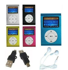 Free shipping Mini Clip MP3 Player with LCD Screen & FM support Micro - VirtuousWares:Global