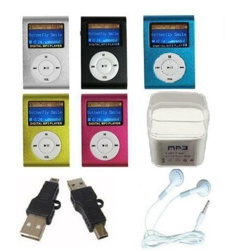 Free shipping Mini Clip MP3 Player with LCD Screen & FM support Micro - VirtuousWares:Global
