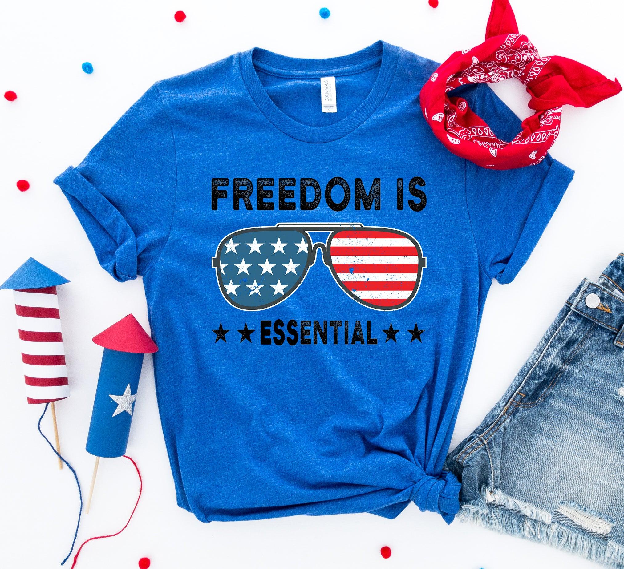 Freedom is essential T-shirt - VirtuousWares:Global