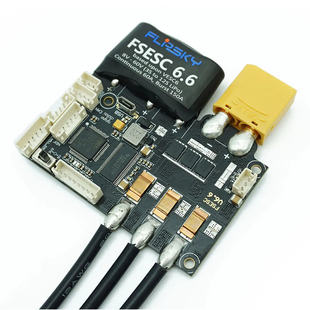 FSESC 6.6 based Upon VESC® 6 with Heat Sink Electric Speed Controller - VirtuousWares:Global