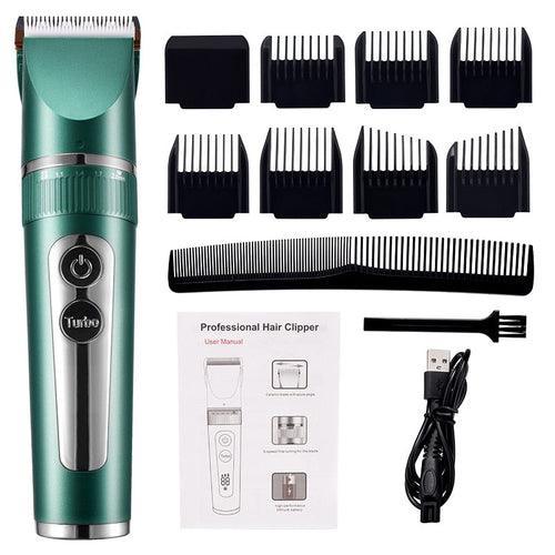 Full Body Washable Electric Hair Clipper Ceramic Professional Fine - VirtuousWares:Global