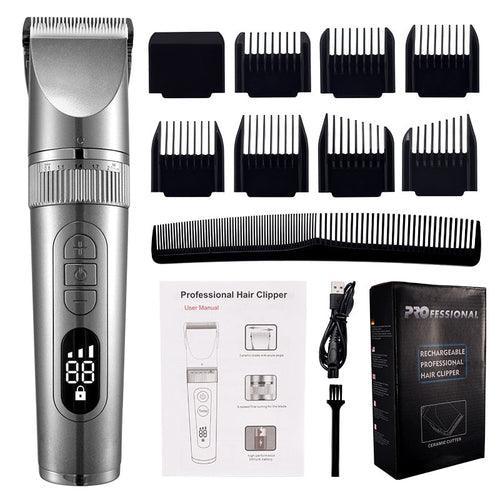 Full Body Washable Electric Hair Clipper Ceramic Professional Fine - VirtuousWares:Global