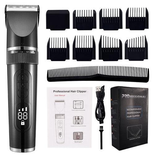 Full Body Washable Electric Hair Clipper Ceramic Professional Fine - VirtuousWares:Global