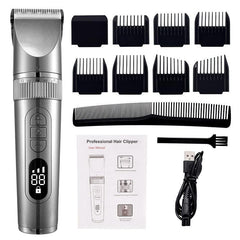 Full Body Washable Electric Hair Clipper Ceramic Professional Fine - VirtuousWares:Global