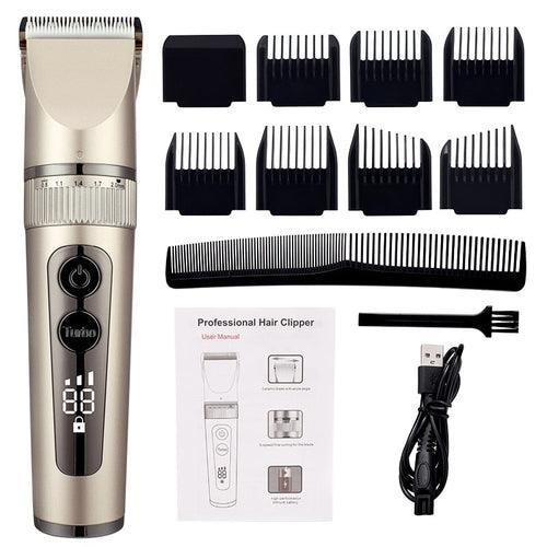 Full Body Washable Electric Hair Clipper Ceramic Professional Fine - VirtuousWares:Global