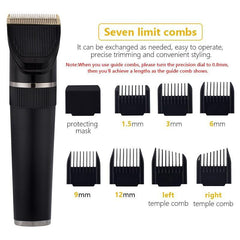 Full Body Washable Electric Hair Clipper Ceramic Professional - VirtuousWares:Global