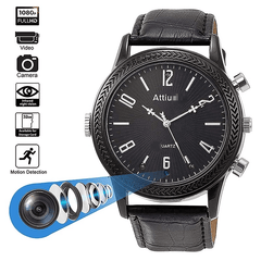 Full HD 1080P Video Recorder Mini Camera Watch with IR Night Vision - VirtuousWares:Global