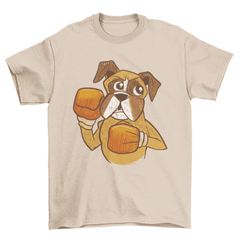 Funny Lovely Fashion Cute Boxer Pet Dog Wearing boxing Boxer Gloves - VirtuousWares:Global