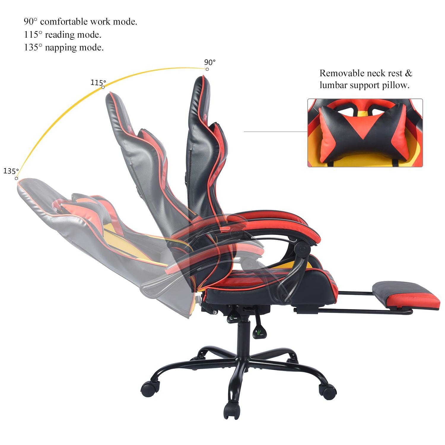Gaming Office High Back Computer Leather Desk - VirtuousWares:Global