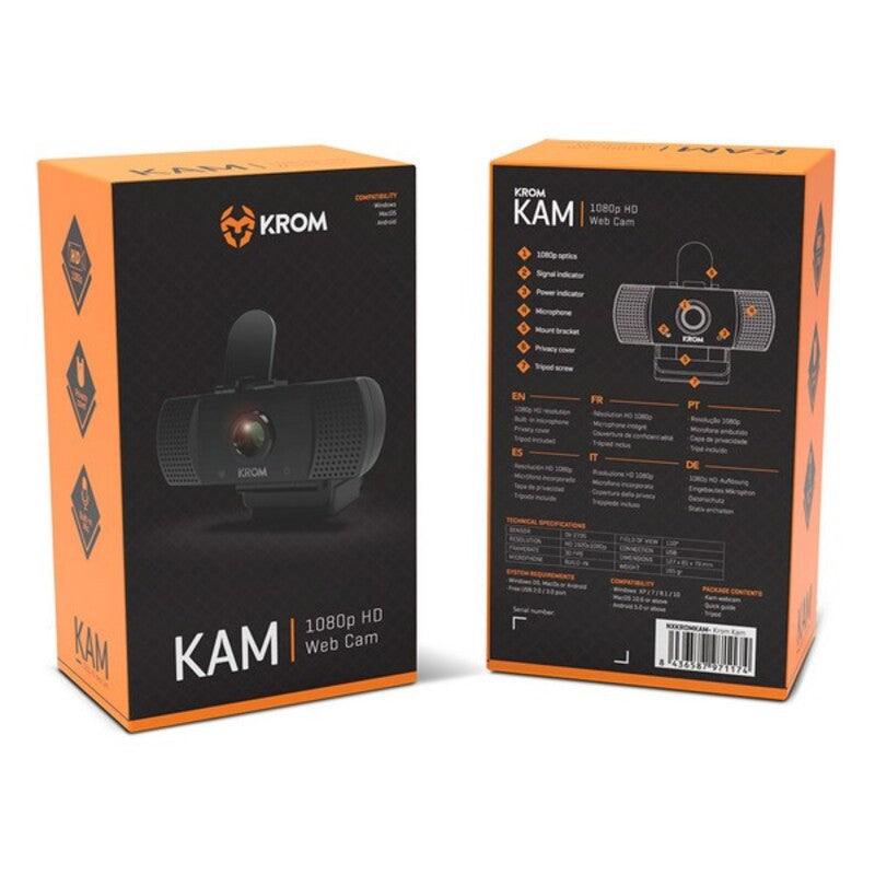 Gaming webcam Krom NXKROMKAM Full HD 30 FPS - VirtuousWares:Global