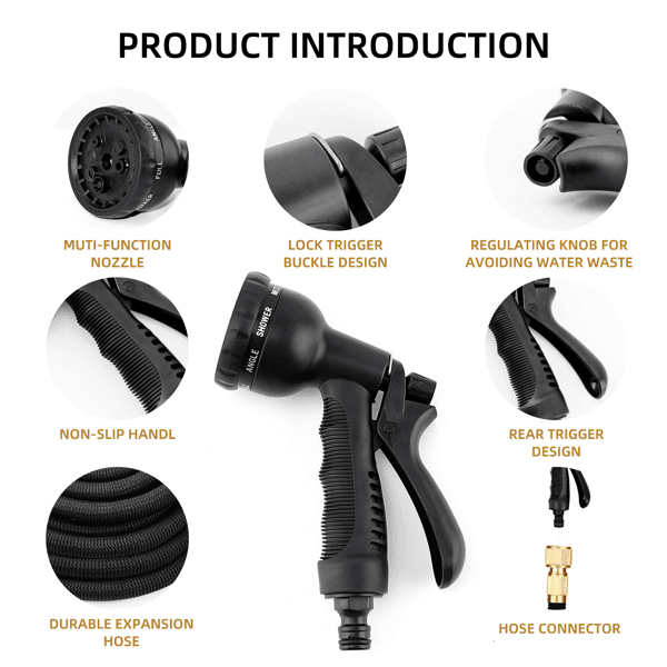 Garden Hose Pipe Flexible Durable Magic Hose Pipe - VirtuousWares:Global