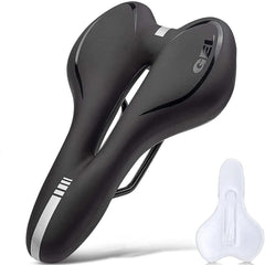 Gel Bicycle Saddle MTB Mountain Road Bike Seat Comfortable Soft Cycling Cushion Exercise Bike Saddle for Men and Women - VirtuousWares:Global