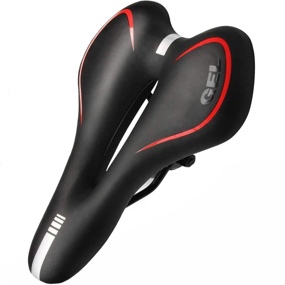 Gel Bicycle Saddle MTB Mountain Road Bike Seat Comfortable Soft Cycling Cushion Exercise Bike Saddle for Men and Women - VirtuousWares:Global