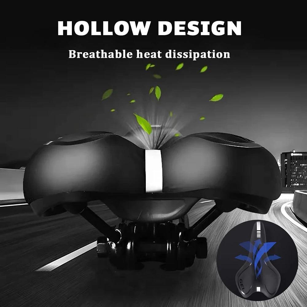 Gel Bicycle Saddle MTB Mountain Road Bike Seat Comfortable Soft Cycling Cushion Exercise Bike Saddle for Men and Women - VirtuousWares:Global