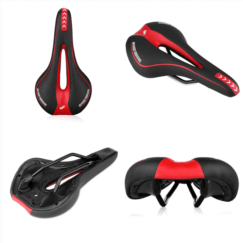 Gel Extra Soft Bicycle MTB Saddle Cushion Bicycle Hollow Saddle Cycling Road Mountain Bike Seat Bicycle Accessories - VirtuousWares:Global