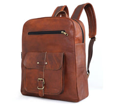Genuine 15.6-inch Vintage Laptop Backpack Retro Travel & Work Rucksack - VirtuousWares:Global