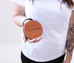 Genuine Leather Coaster Set (4) - VirtuousWares:Global